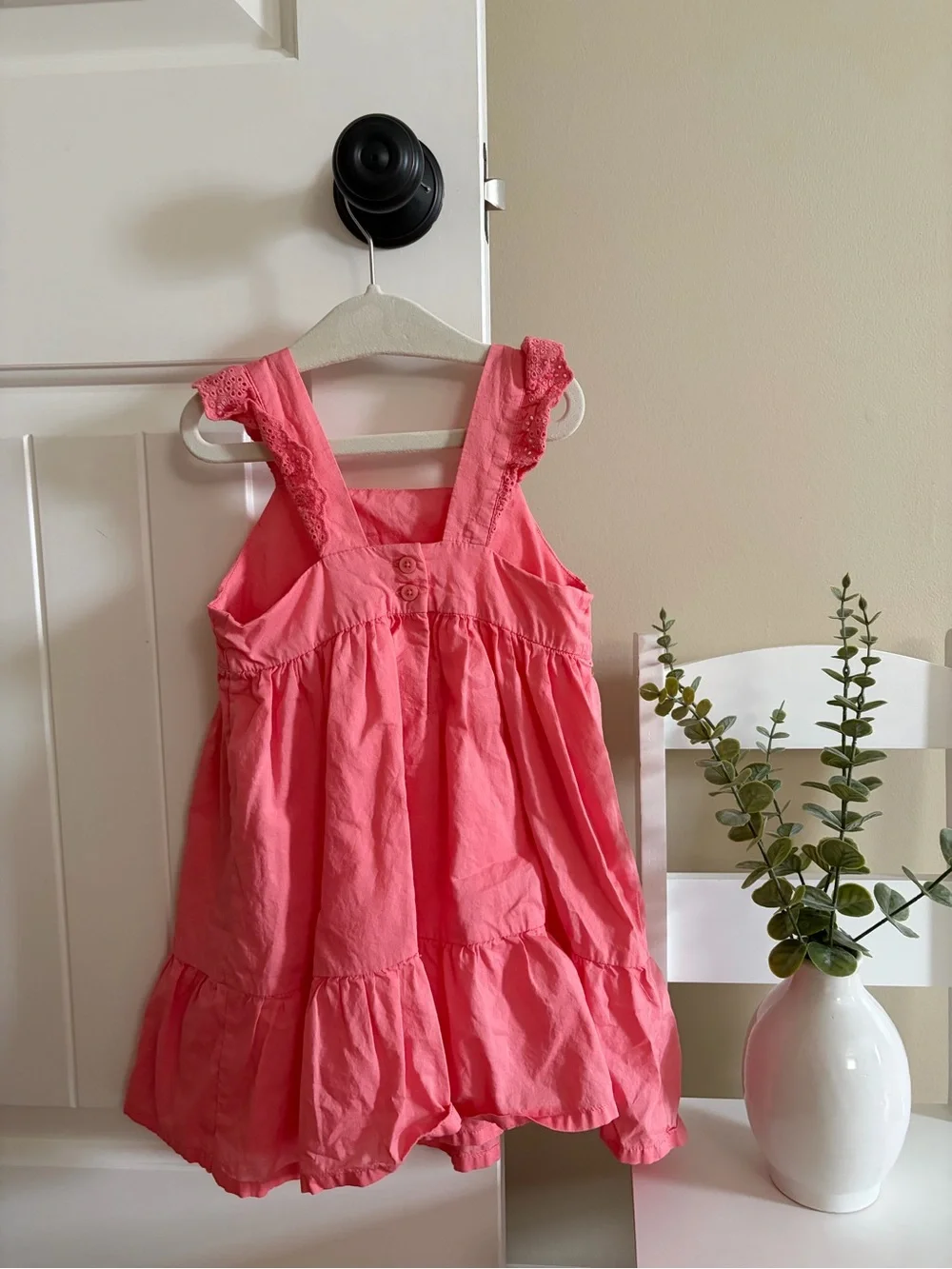 OshKosh B'gosh Coral Pink Sundress with Lace-Trim Straps